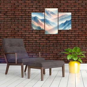 Obraz - Akvarelové hory (90x60 cm)