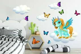 Nálepka na stenu do detskej izby pony 60 x 120 cm
