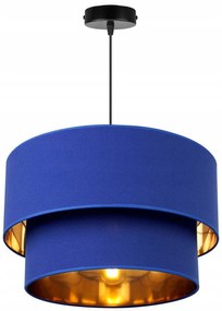 Závesné svietidlo Mediolan, 1x textilné tienidlo (výber zo 6 farieb), (výber z 3 farieb konštrukcie), (fi 40cm), g