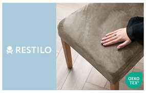 Sivobéžový napínací poťah na stoličku 48 cm Sento – Restilo