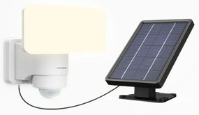 Philips Tylus UltraEfficient Security solárny LEDreflektor, senzor, biela, 6 W, 1000/50 lm, 3000 K