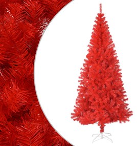 Umelý vianočný stromček s podstavcom červený 240 cm PVC 329184