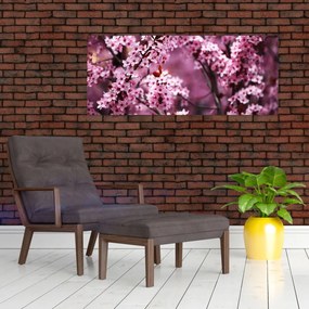 Obraz - Ružová sakura (120x50 cm)