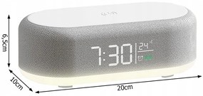 Verk 27277 Multifunkčné hodiny s bezdrôtovou nabíjačkou 2 v 1