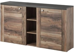 Komoda Larona 2D satin nussbaum 26