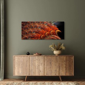 Obraz - Abstraktná imitácia peria (120x50 cm)