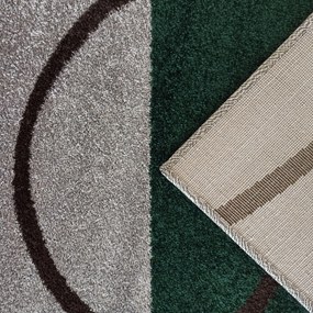 DY OTTO 08 Šedo-zelený koberec Rozmer: 80x150 cm