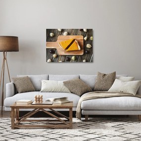 Sklenený obraz - Tekvicový koláč (70x50 cm)