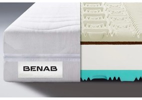 Tvrdý/stredne tvrdý penový obojstranný matrac 100x200 cm Visco Touch – BENAB