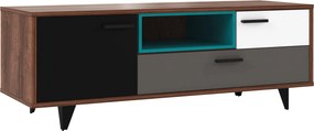 XXXLutz SKRINKA POD TV, sivá, zelená, čierna, biela, farba duba, 155/54/52 cm Carryhome - Detské izby - 000687018805