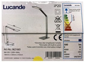Lucande Lucande - LED Stmievateľná dotyková stolná lampa MION LED/8W/230V LW0390