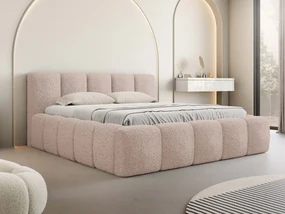 Čalúnená posteľ Ubipra Boucle, Rozmer postele: 160x200, Farby: Abriamo 11