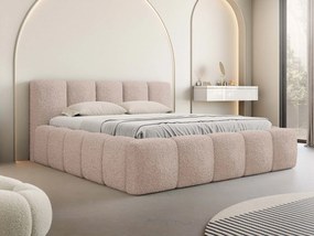 Čalúnená posteľ Ubipra Boucle, Rozmer postele: 180x200, Farby: Abriamo 14