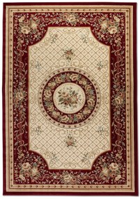 Hanse Home, Kusový koberec Herat 105994 Red Cream, 80x120, červená, chodba / predsieň