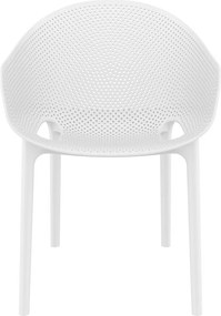 SKY PRO záhradná stolička white