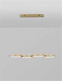 LED luster Magnus 84 zlaté