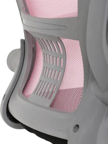 Detská otočná stolička ružová KA-K2008 PINK