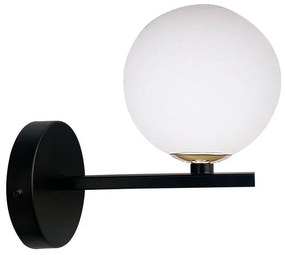 Čierne nástenné svietidlo Kama - Candellux Lighting