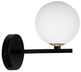 Čierne nástenné svietidlo Kama - Candellux Lighting