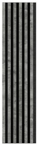 Akustické dekoračné panely, loft 3D lamely na filcovom podklade, rozmer 270 x 30 cm, IMPOL TRADE