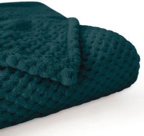 ŽAKÁROVÁ DEKA AMORRO 150X200 CM TMAVOTYRKYSOVÁ