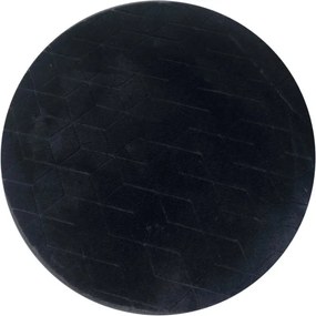 Koberec RABBIT 3D čierny kruh