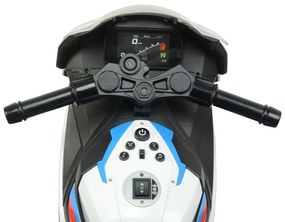 LEAN CARS Elektrická motorka BMW -S1000RR 2156 - biela - 1x45W - 12V3,5Ah - 2022