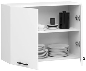 Kuchynská skrinka Olivia W I 80 cm - biela závesná