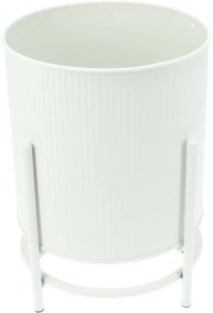 Súprava kovových stojanov na kvety Celano biela, 2 ks