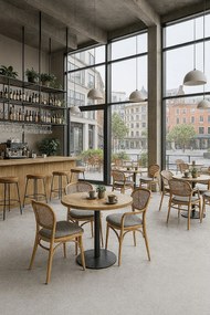 Gerflor, PVC podlaha - lino Flexar Nerok 2151 Shade Light Grey, na mieru, šíře 2m,4m, šedá, bez podkladu, chodba / predsieň