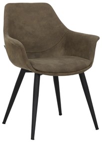SIMONE ČALÚNENÁ STOLIČKA warm olive green