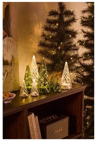 Zelená vianočná svetelná dekorácia 2 ks ø 6 cm Vilma – Sirius