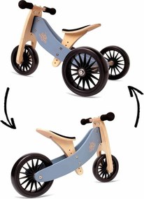 Drevené balančné odrážadlo Tiny Tot Plus 2v1 modrá