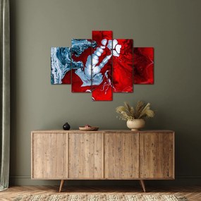 Obraz abstraktných škvŕn (150x105 cm)