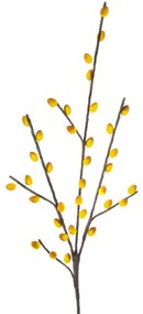 Dekoračný kvet 96 cm, dĺžka s listami 68/3 cm žltá