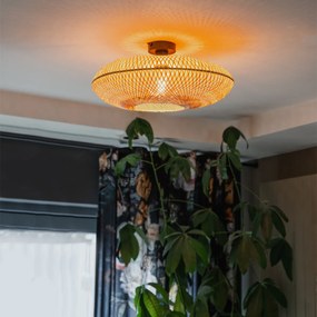 Inteligentné stropné svietidlo bambusové 50 cm vrátane Wifi G95 - Ostrava