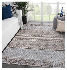 Kusový koberec Carmen béžovo sivý 133x190cm