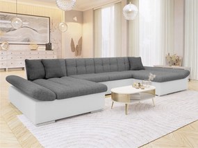 Rozkladacia rohová sedačka Agata, Dostupné poťahy: ekokoža Soft 011 + Lux 06 + Lux 5