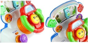 LEAN Toys Interaktívny vzdelávací volant – zvuky a svetlo