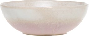 Béžovo-ružová rustikálna misa Valence Dusty Rose - Ø 20*7 cm
