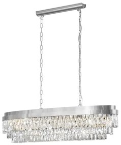 Eglo 39495 - Luster na reťazi VALPARAISO 13xE14/40W/230V lesklý chróm