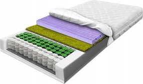 Taštičkový matrac 180x190 morská tráva hr 25 cm, pružinové vrecká H3