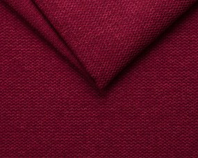 Rohová sedacia súprava Scala, červená látka, pravý roh