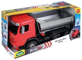 Lena Auto sklápač Worxx plast 46cm 1:15 v krabici Mercedes Arocs 04610