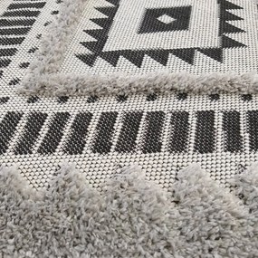 DY Sivý moderný koberec so vzorom Deli 01 Rozmer: 160x230 cm