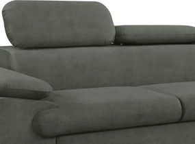 Rohová sedacia súprava Scala, olivovo zelená látka, pravý roh