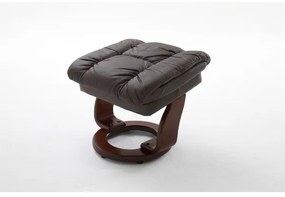 Polohovacie kreslo HABI hnedé/orech