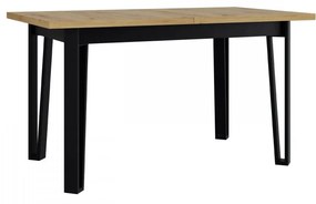 Rozkladací jedálenský stôl Elarno 80 x 140/180 V, Morenie: dub artisan L