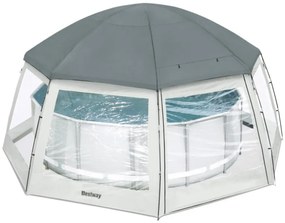 Stanový kryt na bazén Bestway 600x600 cm – UV ochrana UPF 50+