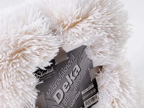 Home Elements Mikrovláknová deka extra dlhý vlas 150x200cm, medová